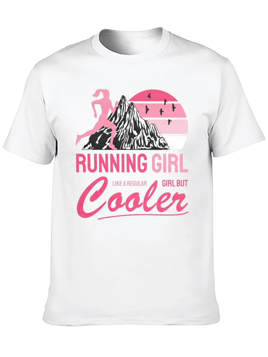 Running Girl T-Shirt - Cool Runner Design product image 9
