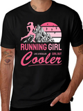 Running Girl T-Shirt - Cool Runner Design product image 1