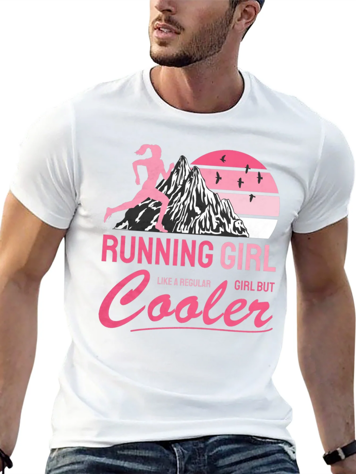 Running Girl T-Shirt - Cool Runner Design product image 12