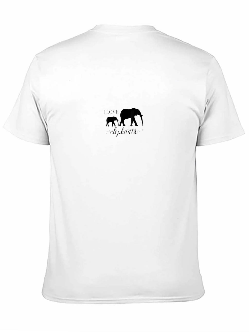 Black Love Elephants Graphic T-Shirt product image 10