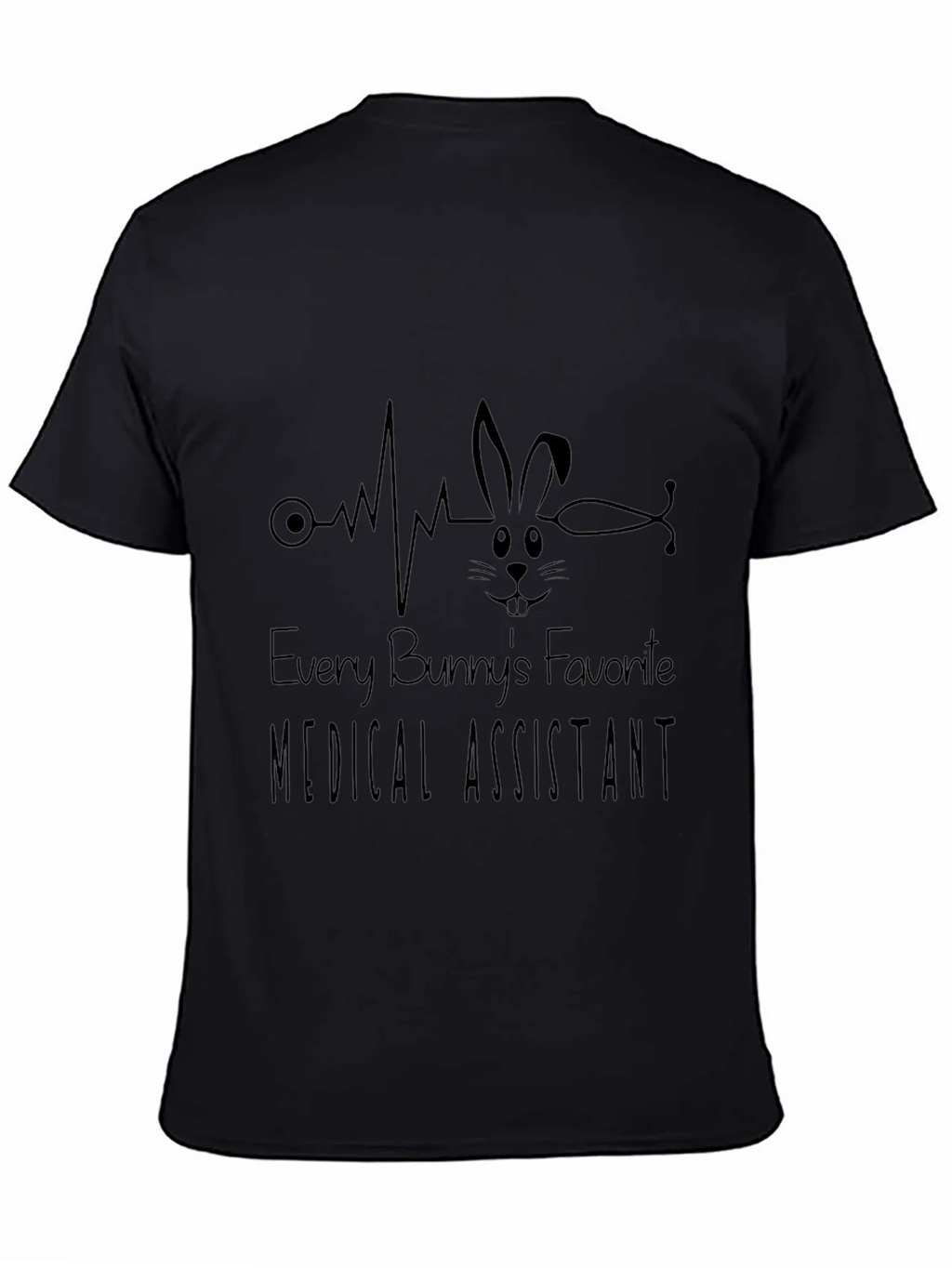 Bunny Medical Assistant Graphic T-Shirt product image 4