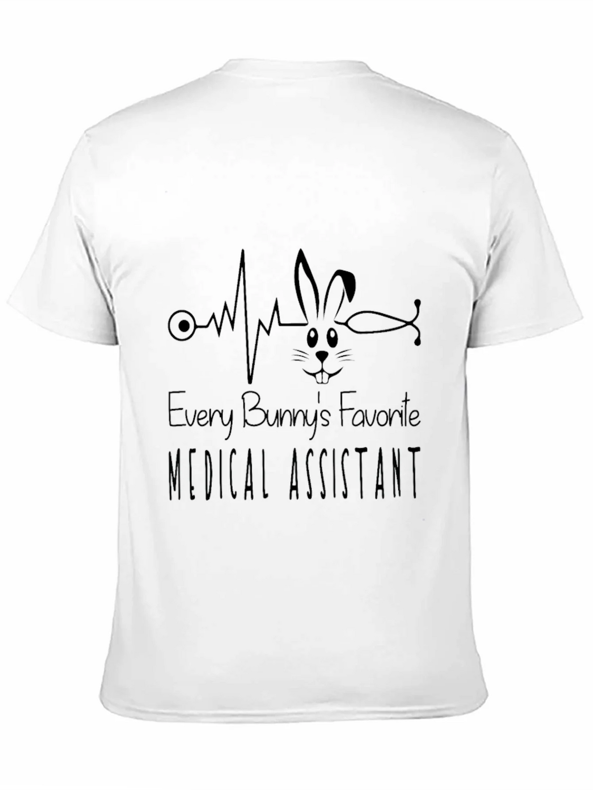 Bunny Medical Assistant Graphic T-Shirt product image 10