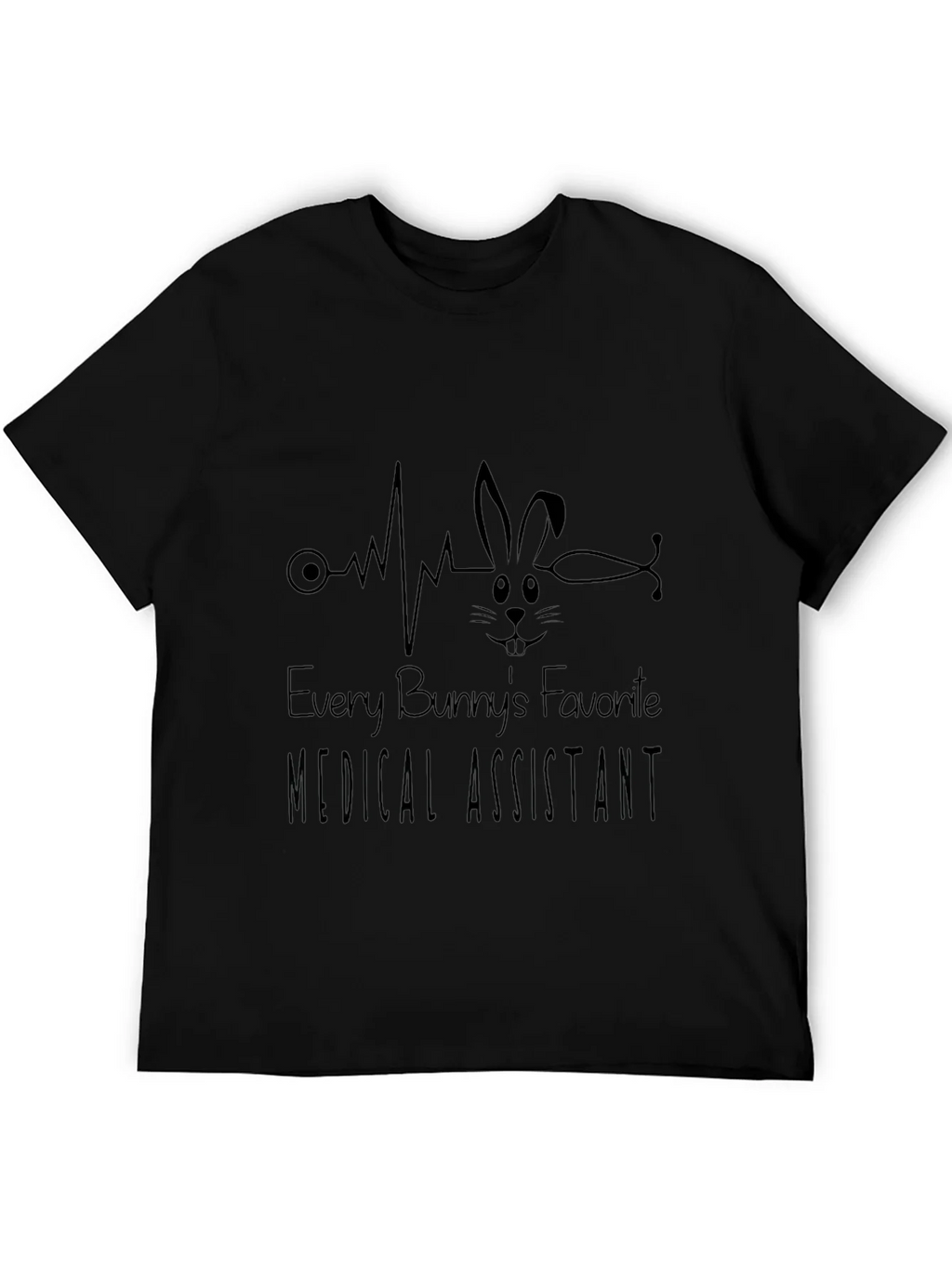 Bunny Medical Assistant Graphic T-Shirt product image 5