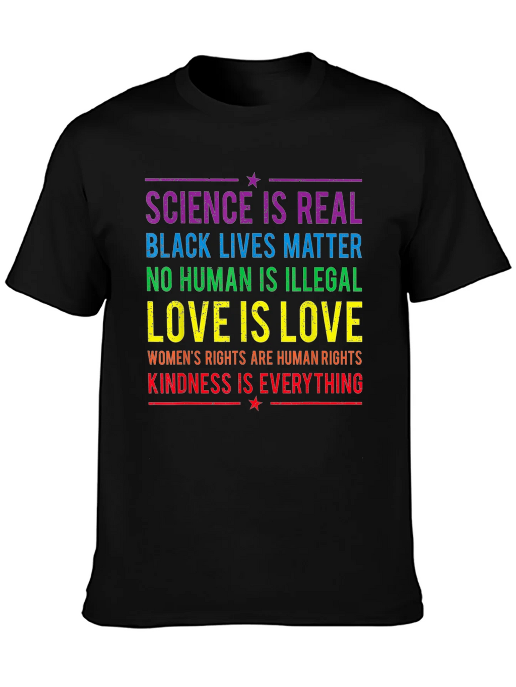 Equality & Kindness T-Shirt: Science is Real BLM product image 2