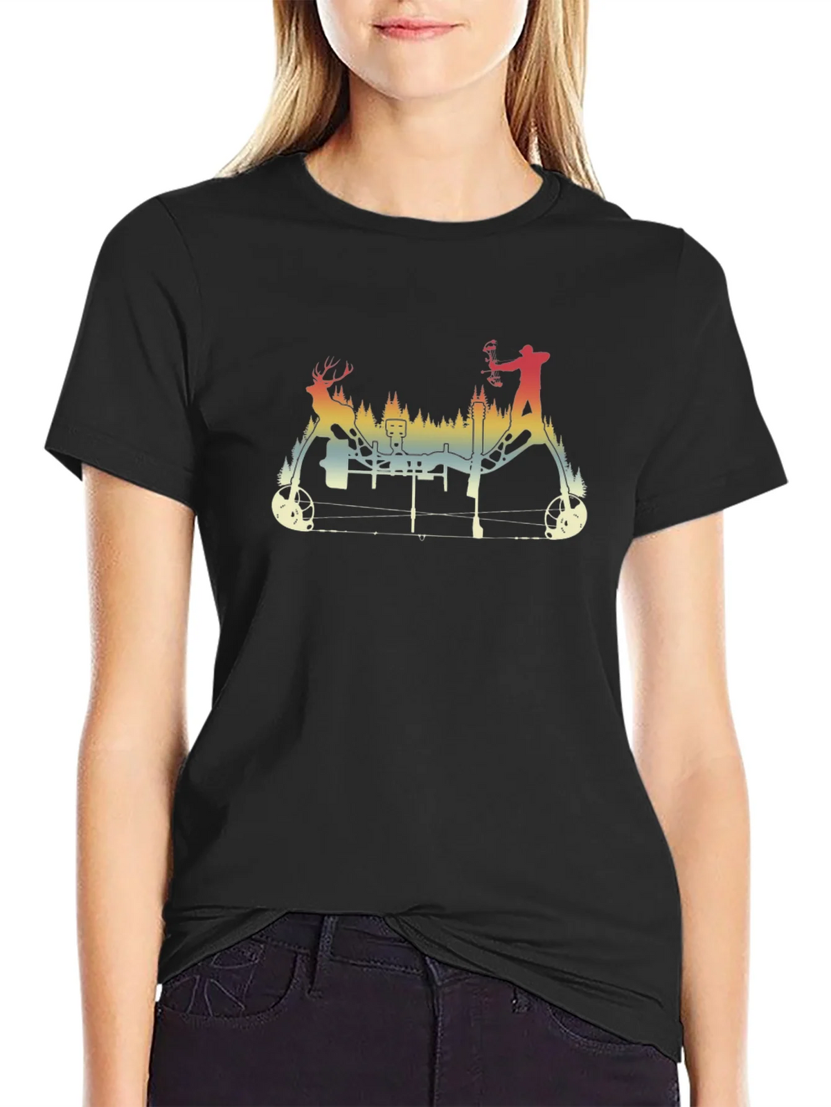 Archery Bow Hunting Nature T-Shirt product image 2