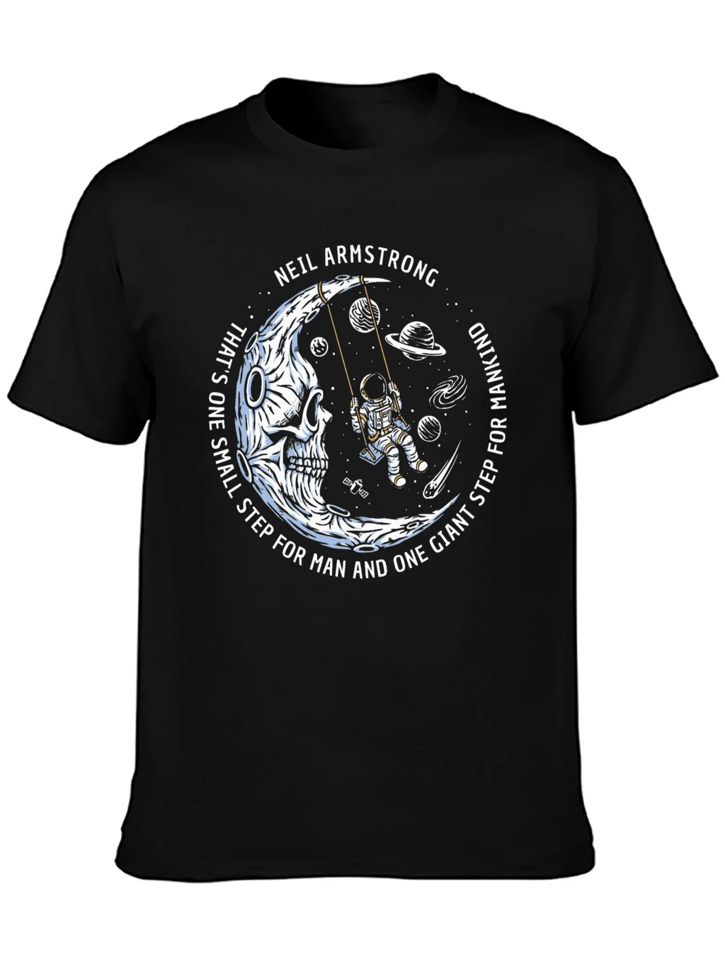 Neil Armstrong Moon Landing Graphic T-Shirt product image 3