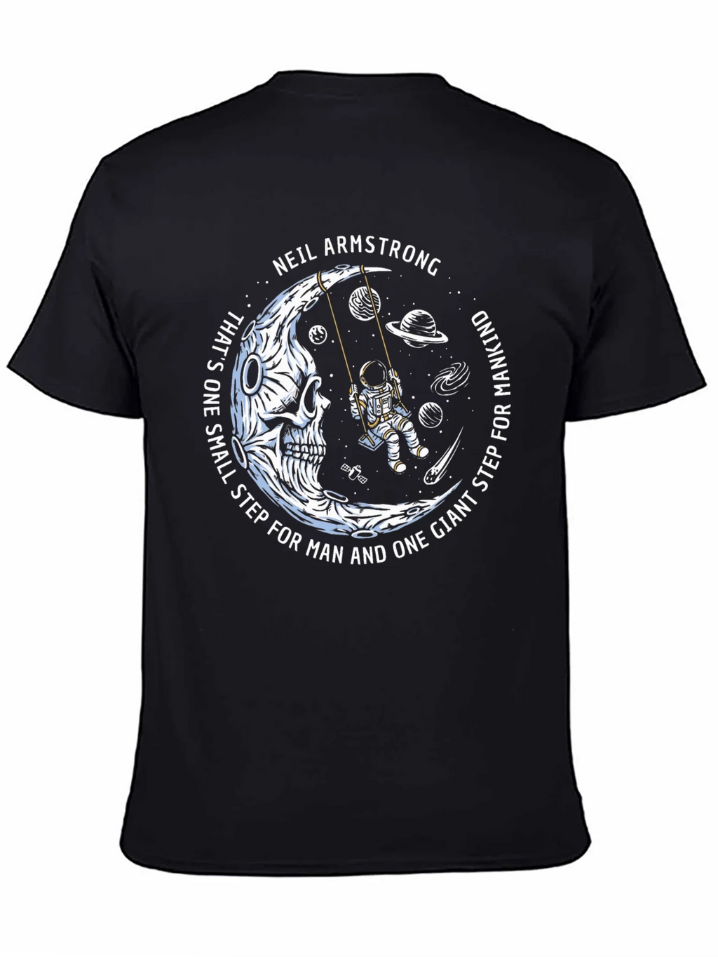 Neil Armstrong Moon Landing Graphic T-Shirt product image 4