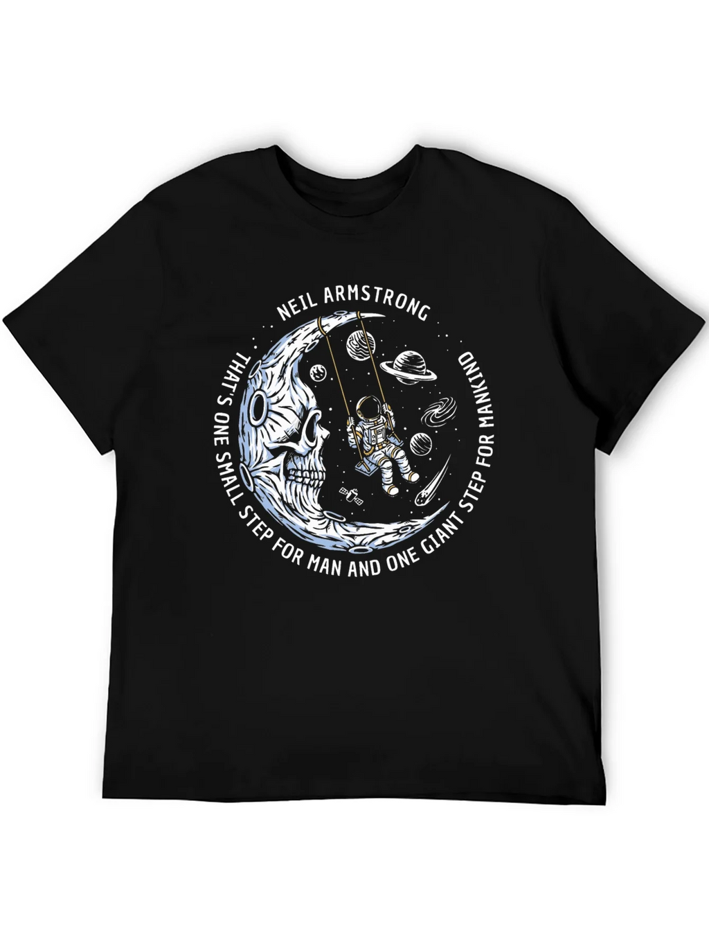 Neil Armstrong Moon Landing Graphic T-Shirt product image 5