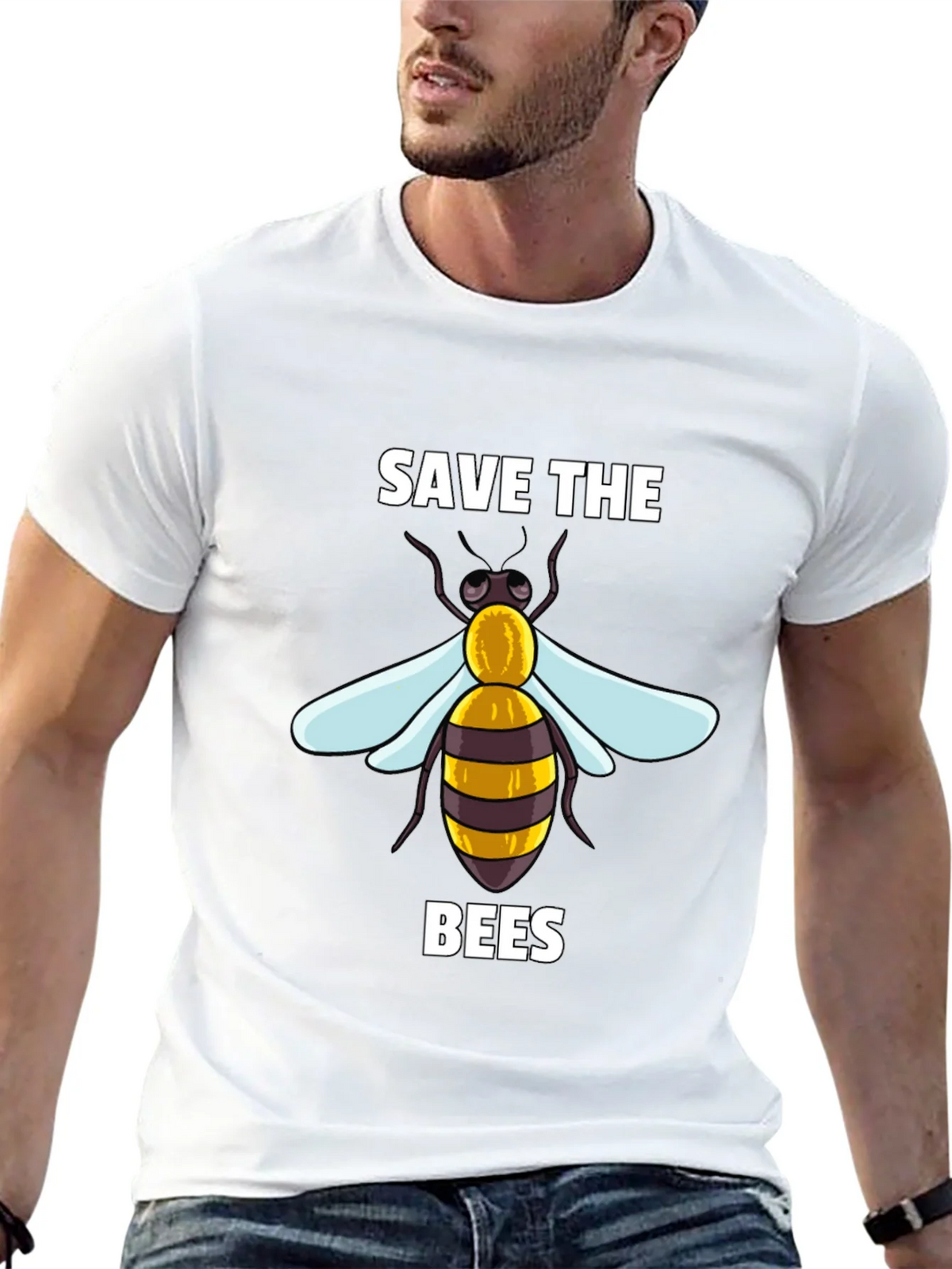 Save the Bees Graphic T-Shirt product image 12