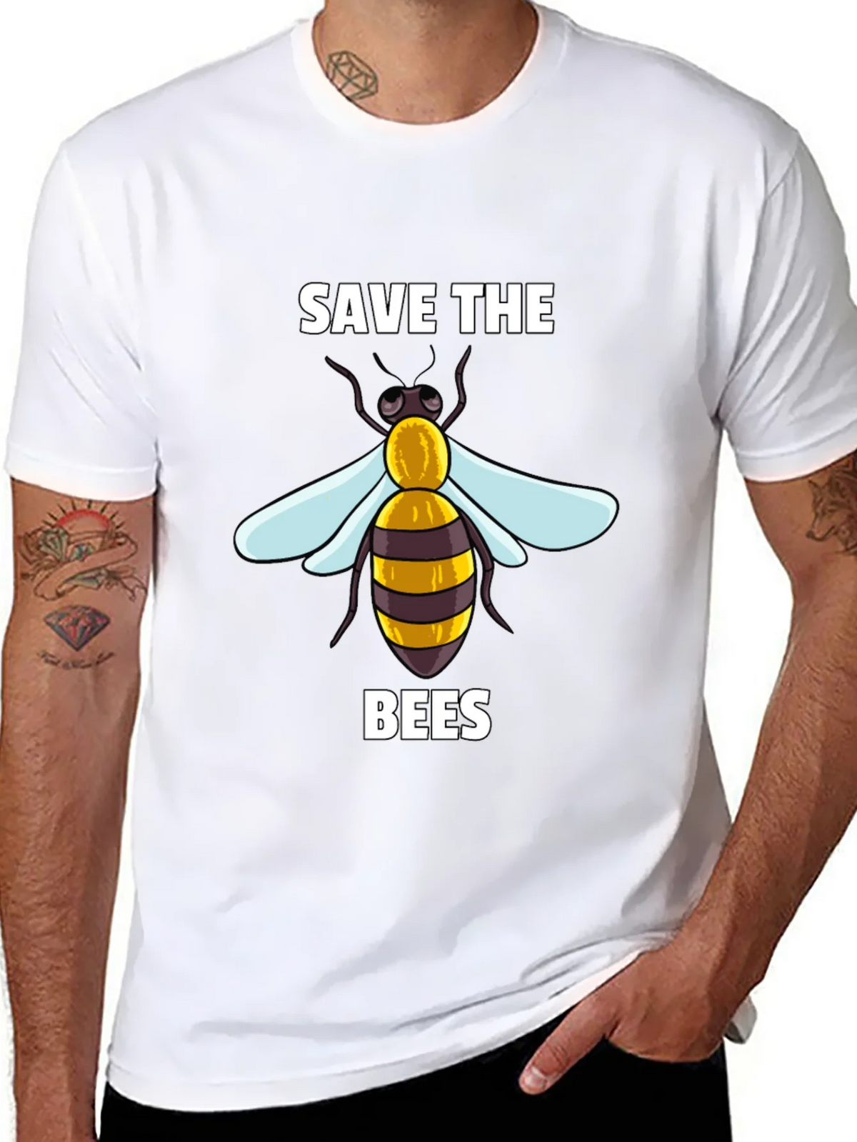 Save the Bees Graphic T-Shirt product image 7