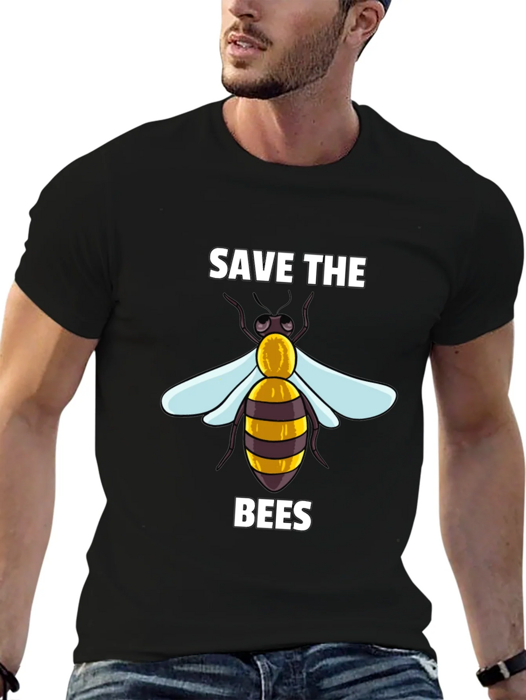 Save the Bees Graphic T-Shirt product image 6
