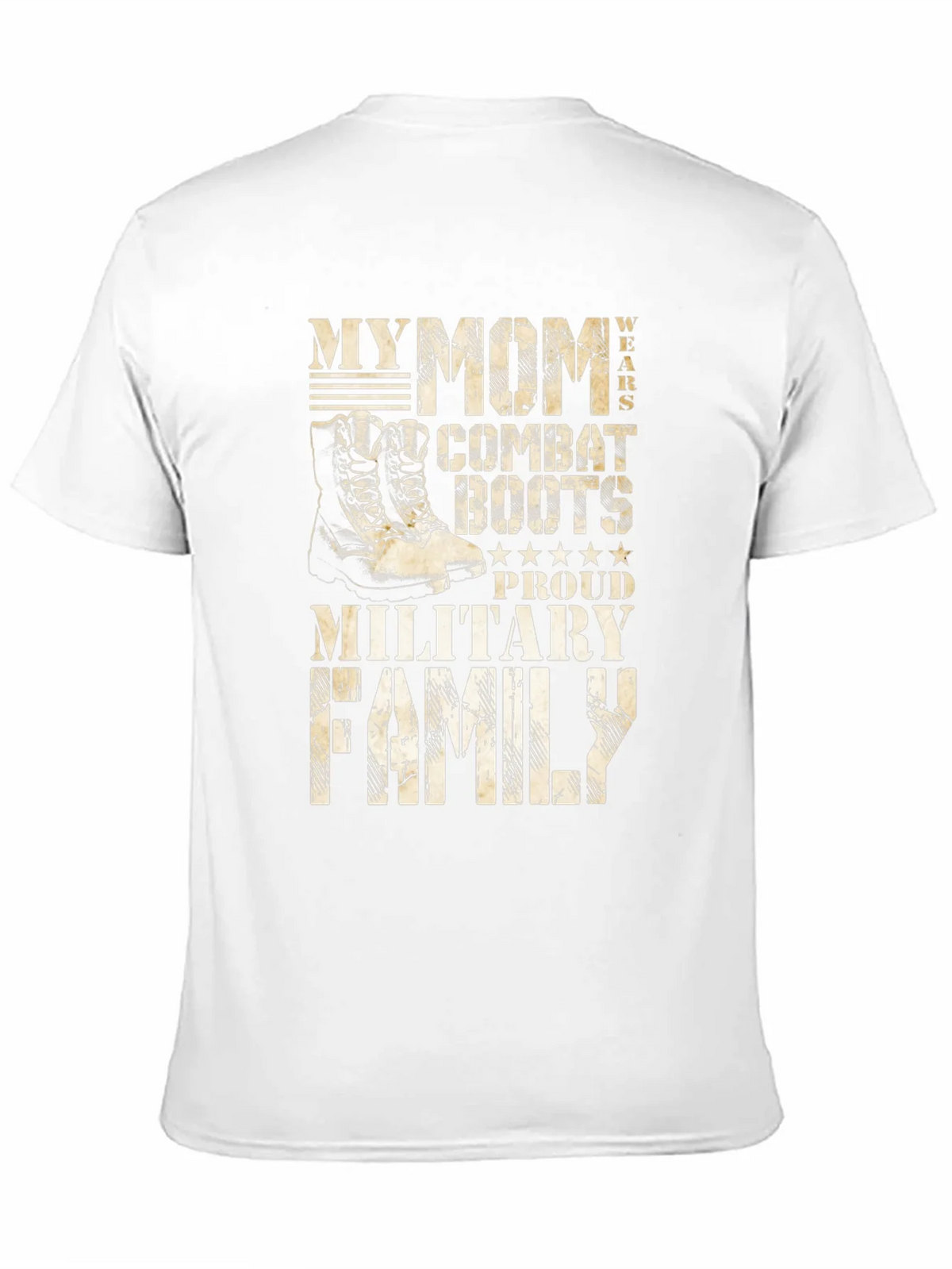 Military Family T-Shirt: My Mom Wears Combat Boots product image 10