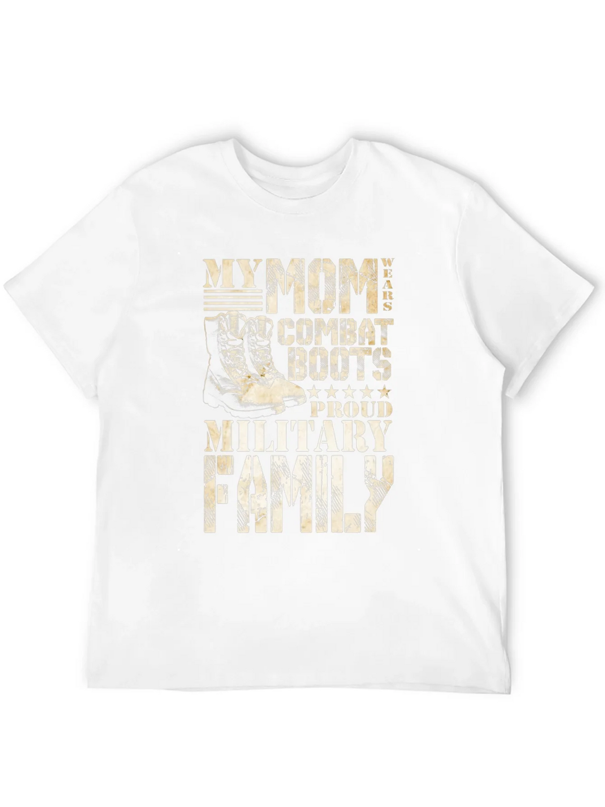 Military Family T-Shirt: My Mom Wears Combat Boots product image 11