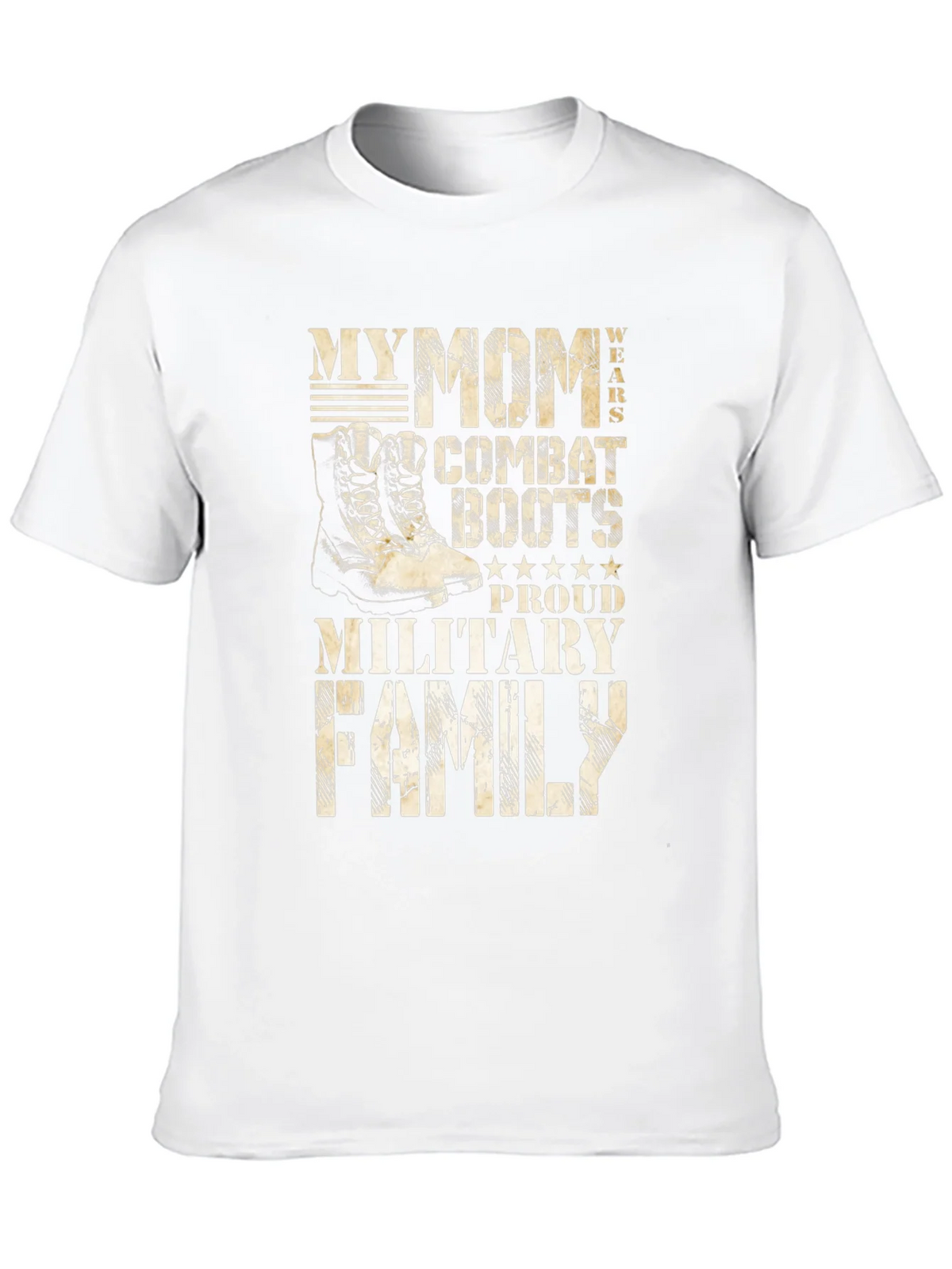 Military Family T-Shirt: My Mom Wears Combat Boots product image 9