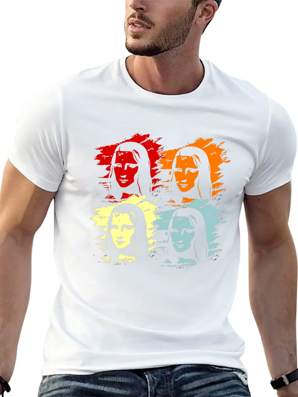 Pop Art Mona Lisa Graphic T-Shirt product image 11