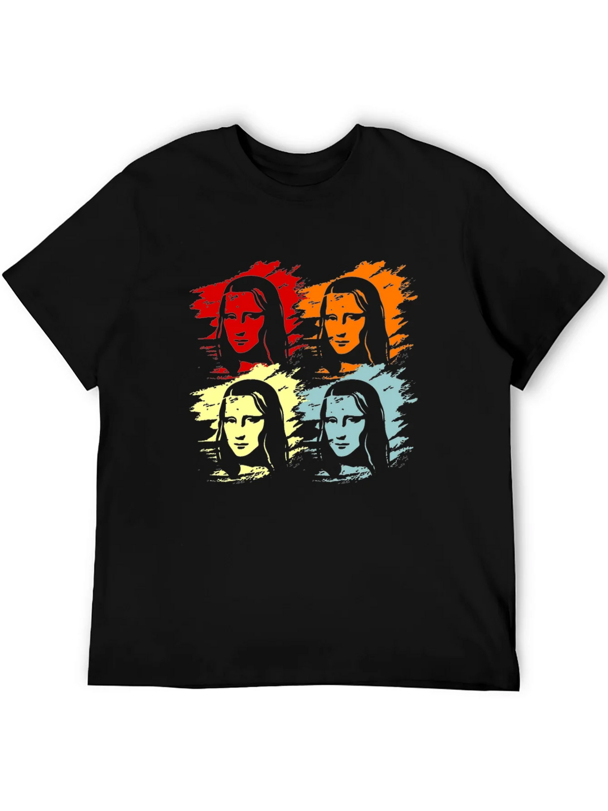 Pop Art Mona Lisa Graphic T-Shirt product image 5