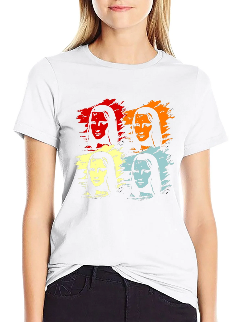 Pop Art Mona Lisa Graphic T-Shirt product image 8