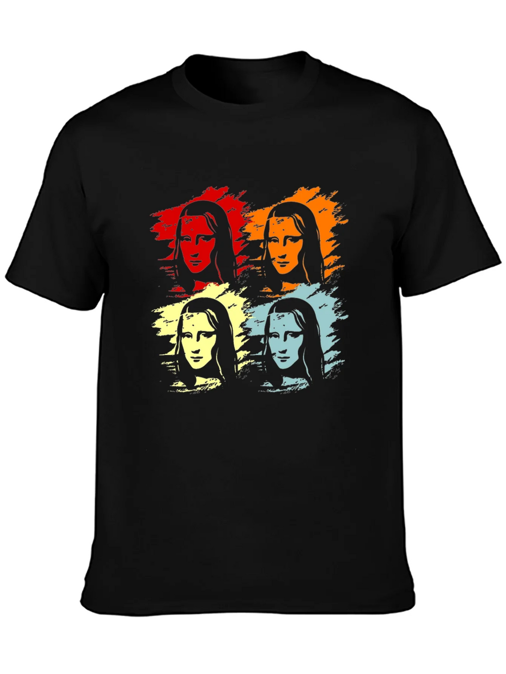 Pop Art Mona Lisa Graphic T-Shirt product image 3