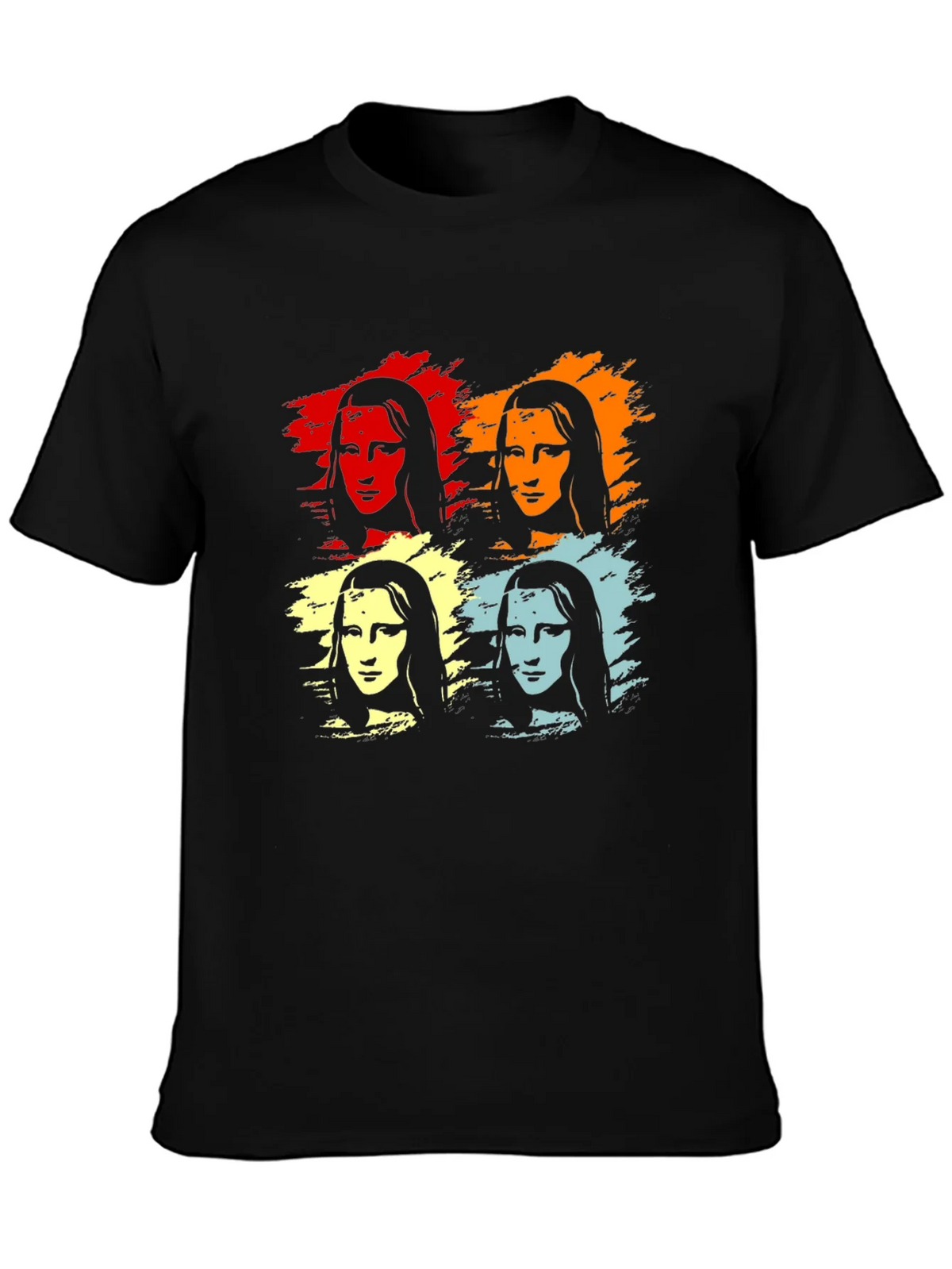 Pop Art Mona Lisa Graphic T-Shirt product image 3