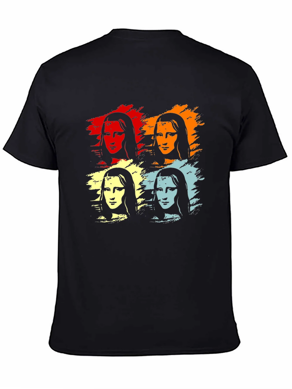 Pop Art Mona Lisa Graphic T-Shirt product image 4