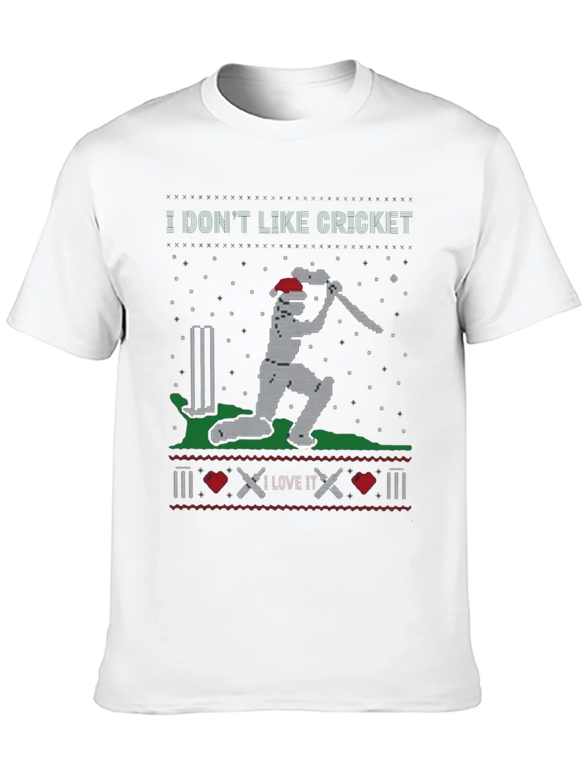 I Dont Like Cricket Funny Holiday T-Shirt product image 8
