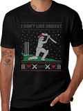 I Dont Like Cricket Funny Holiday T-Shirt product image 1