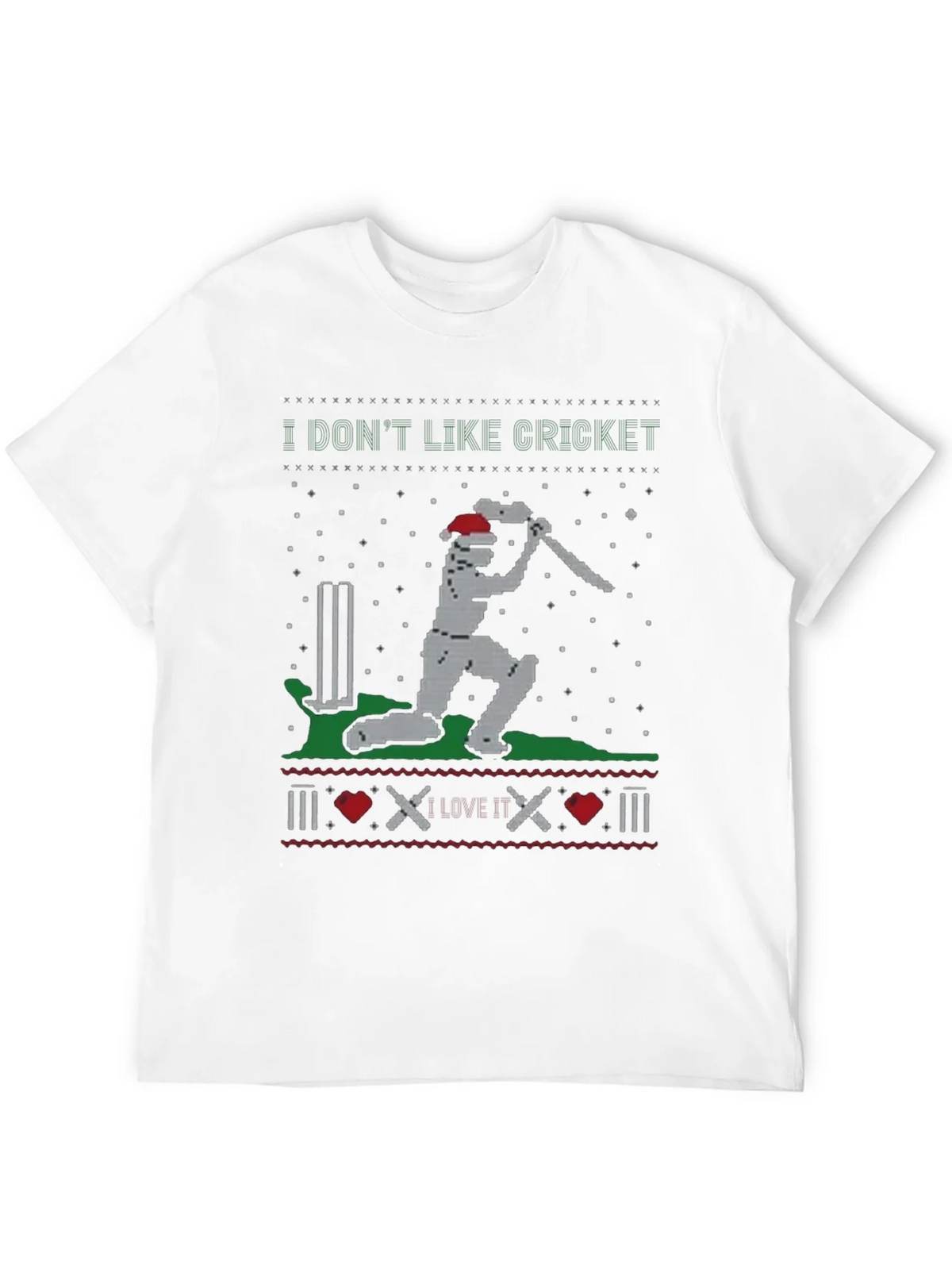 I Dont Like Cricket Funny Holiday T-Shirt product image 10