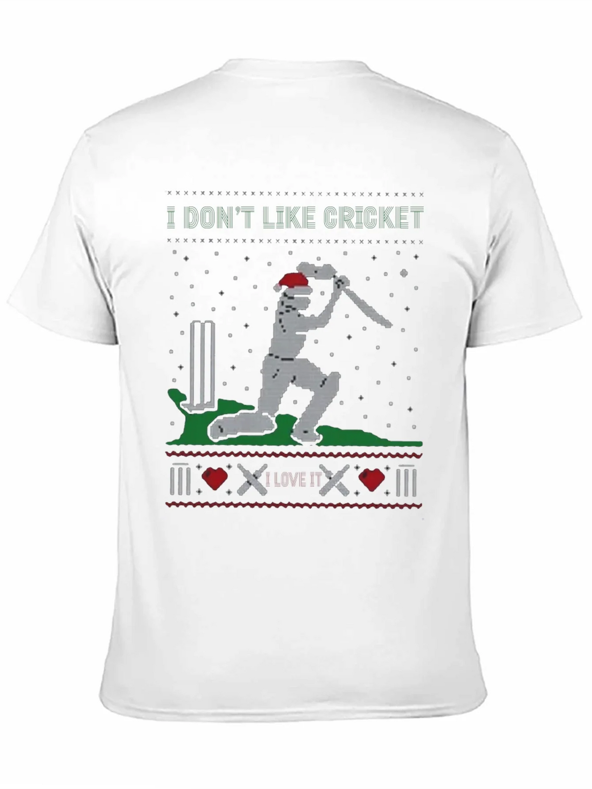 I Dont Like Cricket Funny Holiday T-Shirt product image 9