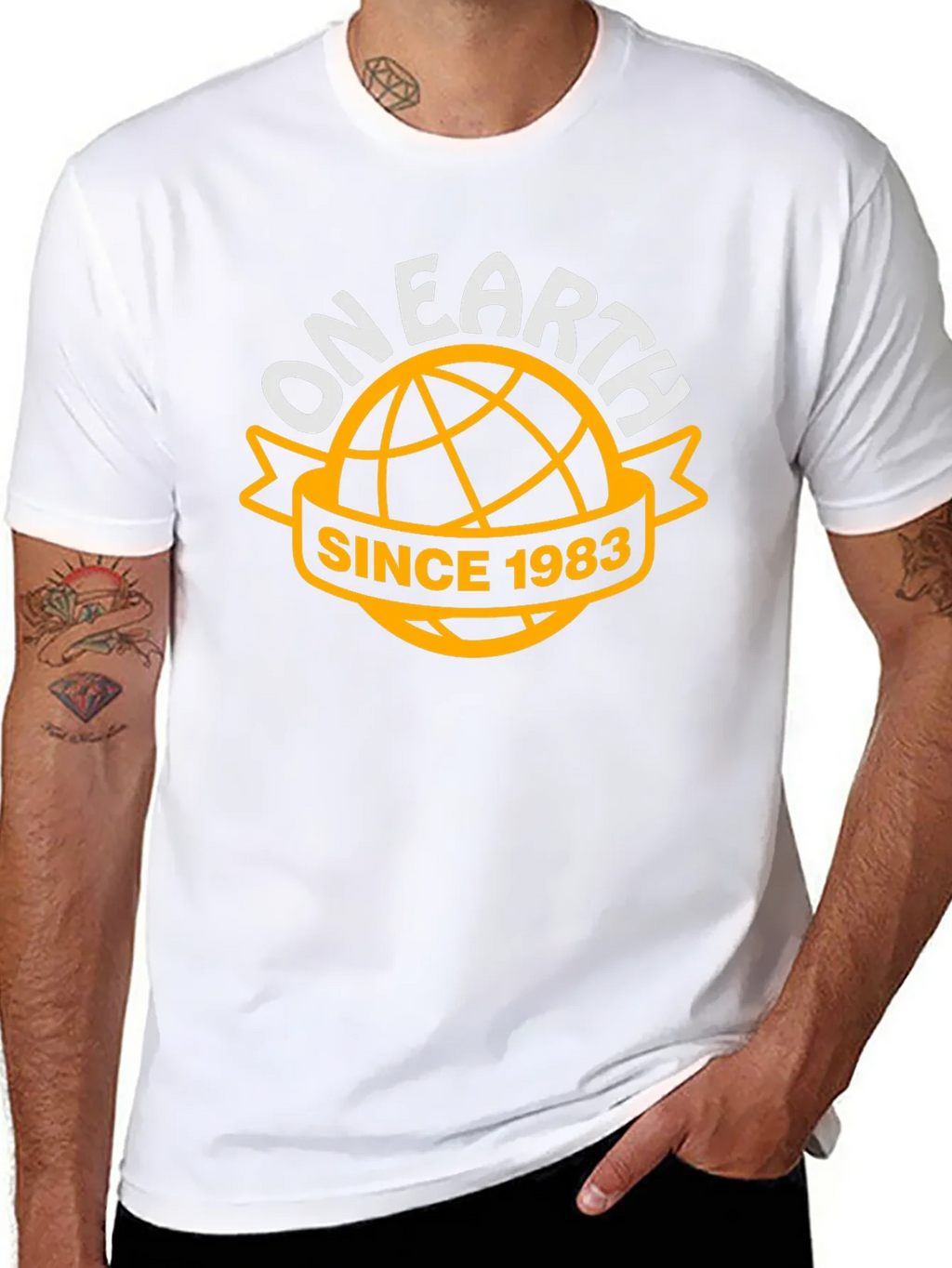On Earth Since 1983 Black T-Shirt product image 7
