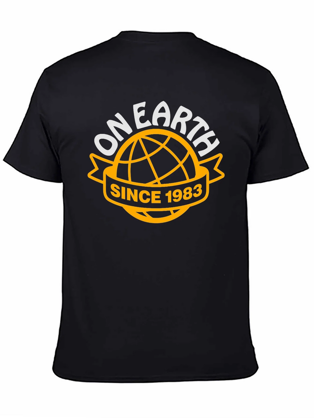 On Earth Since 1983 Black T-Shirt product image 4