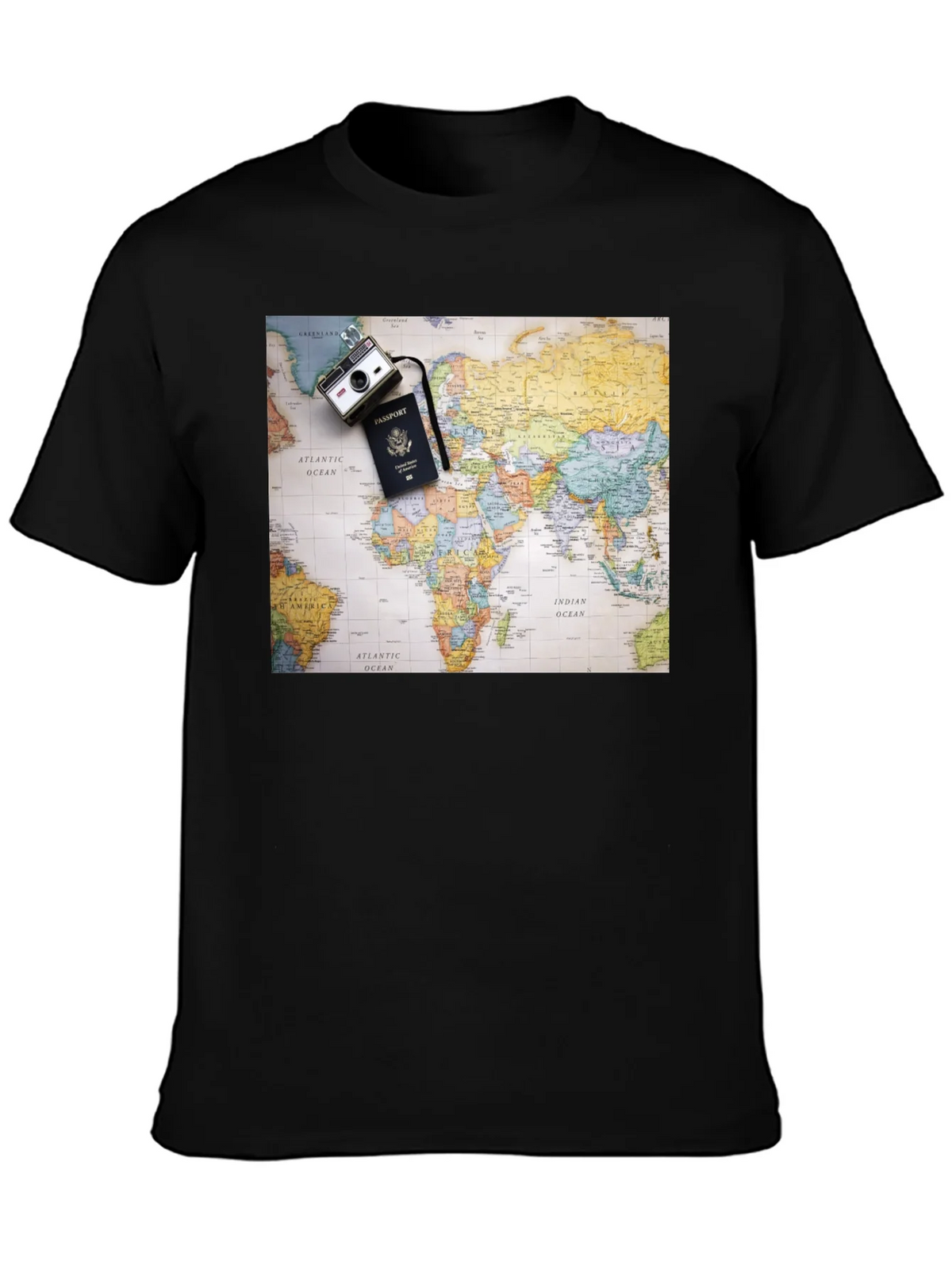 World Map Travel T-Shirt product image 3