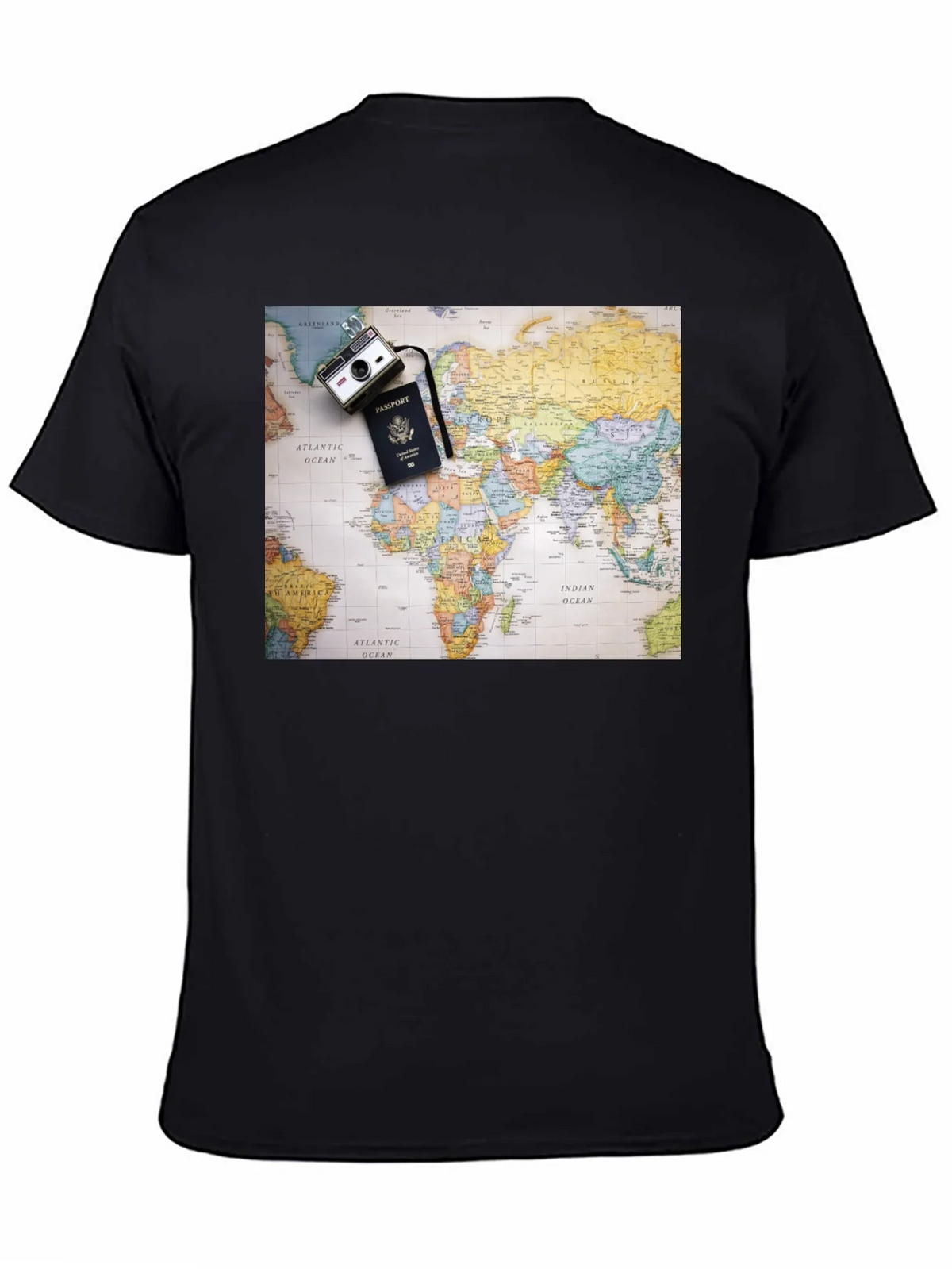 World Map Travel T-Shirt product image 4