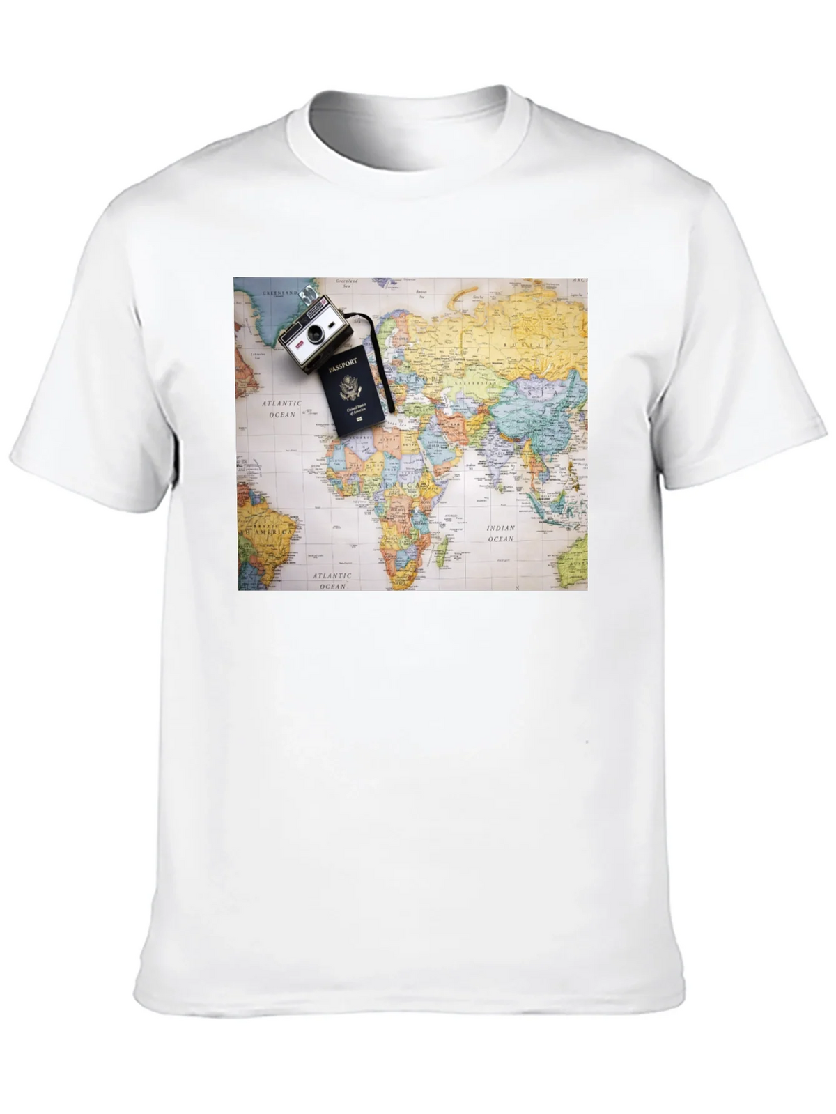 World Map Travel T-Shirt product image 9