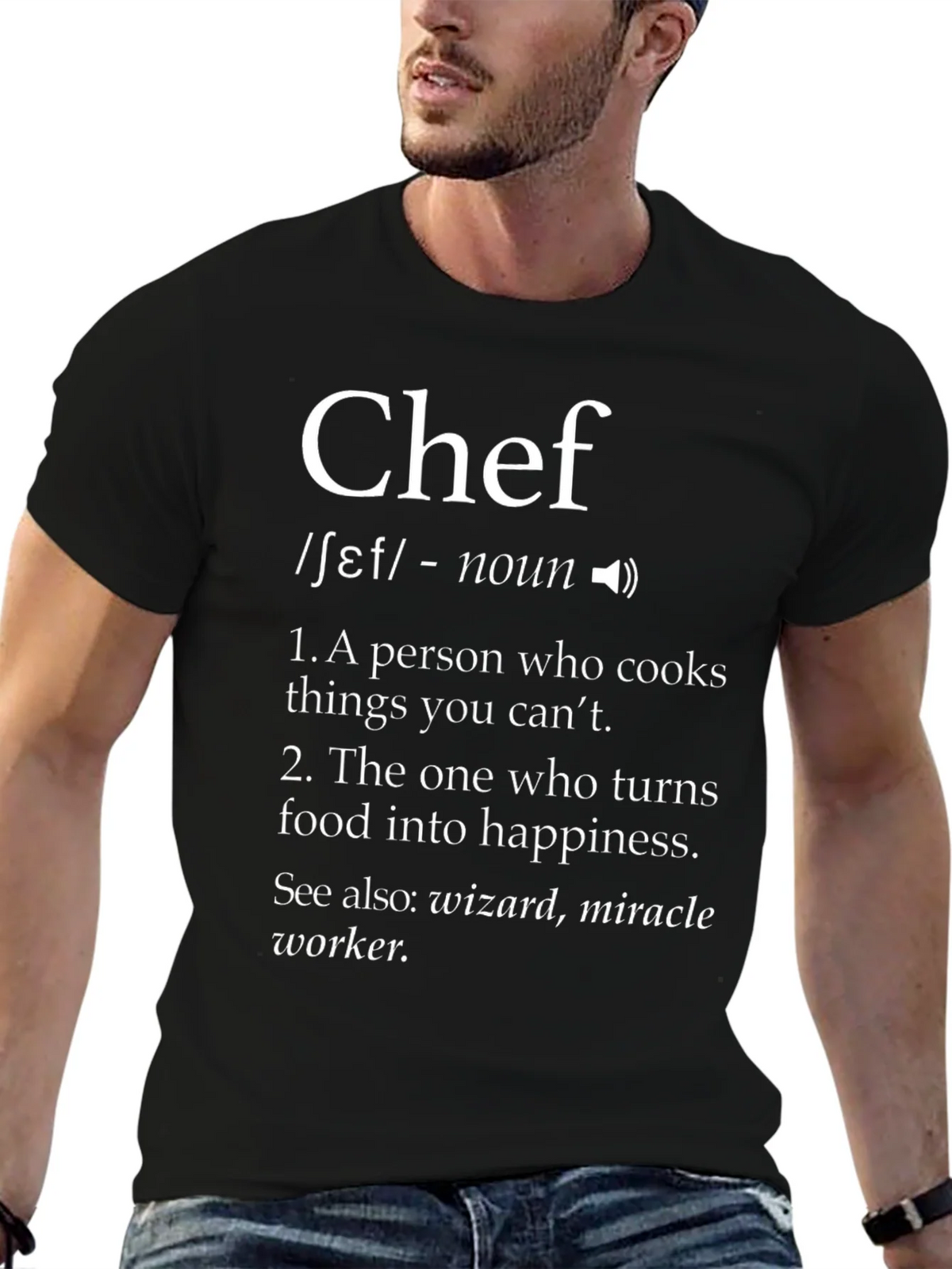 Chef Definition T-Shirt - Culinary Wizardry product image 5