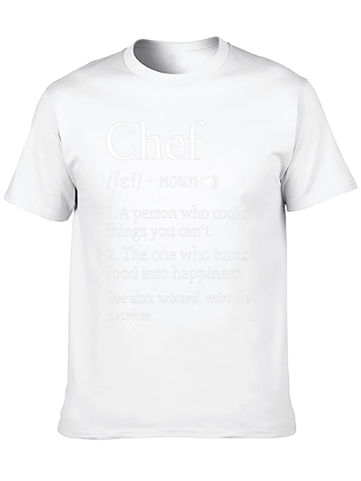 Chef Definition T-Shirt - Culinary Wizardry product image 8