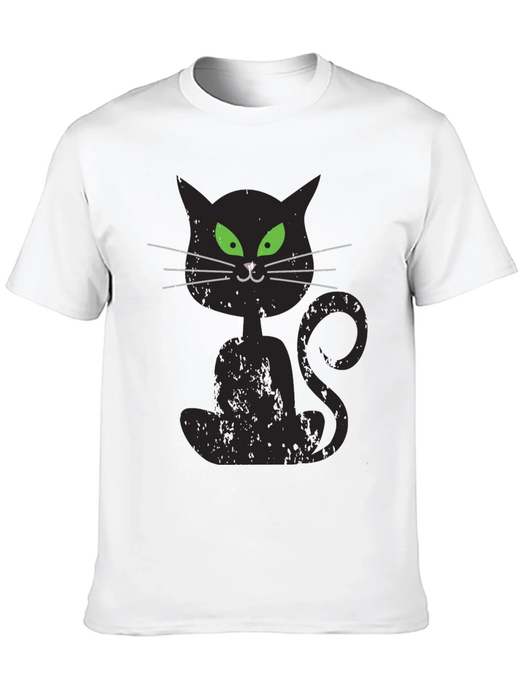 Spooky Black Cat Graphic T-Shirt product image 9