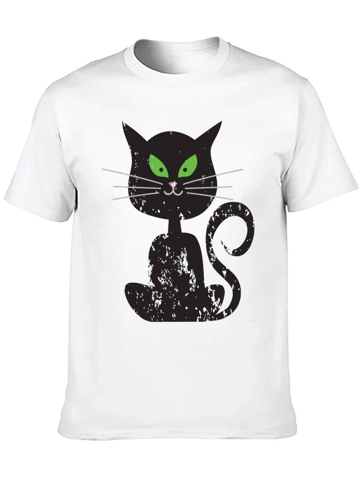 Spooky Black Cat Graphic T-Shirt product image 9