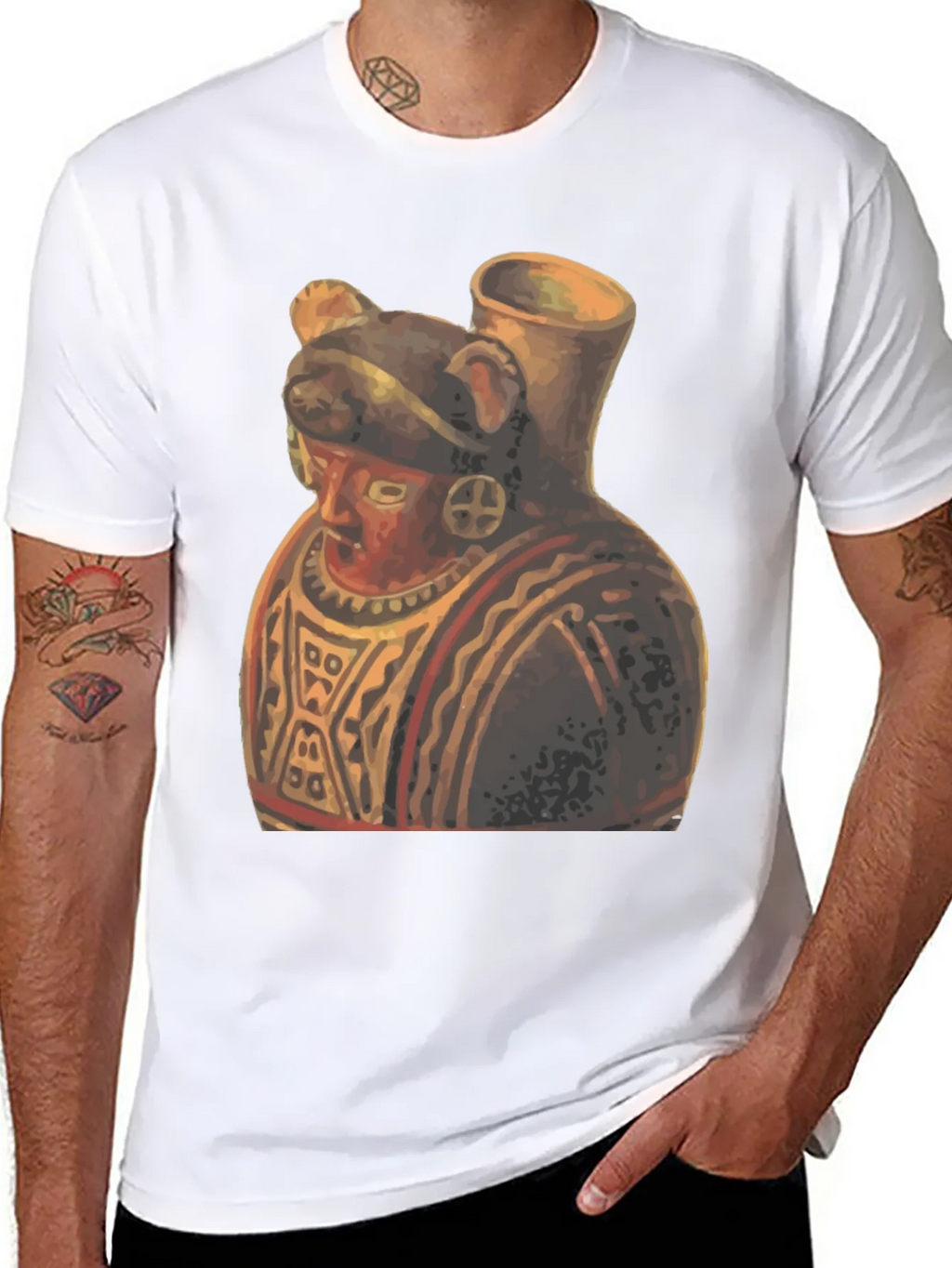 Unique Artistic Graphic Tee - Anthropomorphic Pottery product image 7