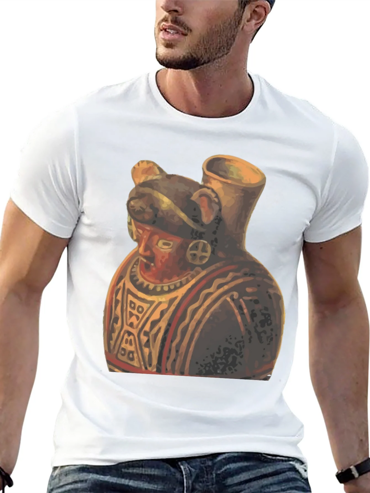 Unique Artistic Graphic Tee - Anthropomorphic Pottery product image 12