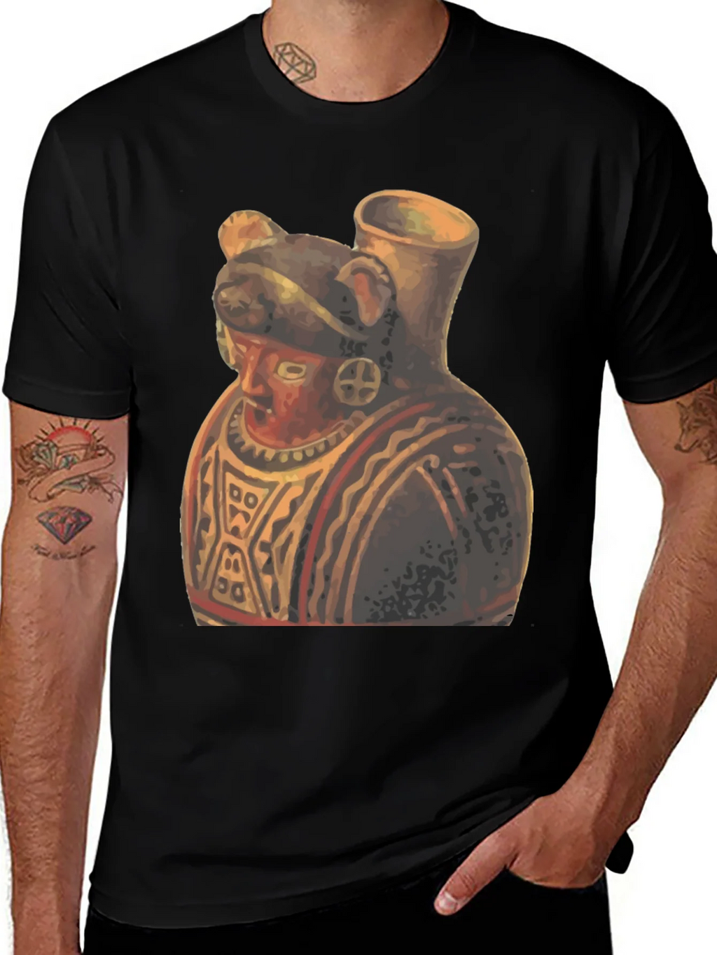 Unique Artistic Graphic Tee - Anthropomorphic Pottery product image 1