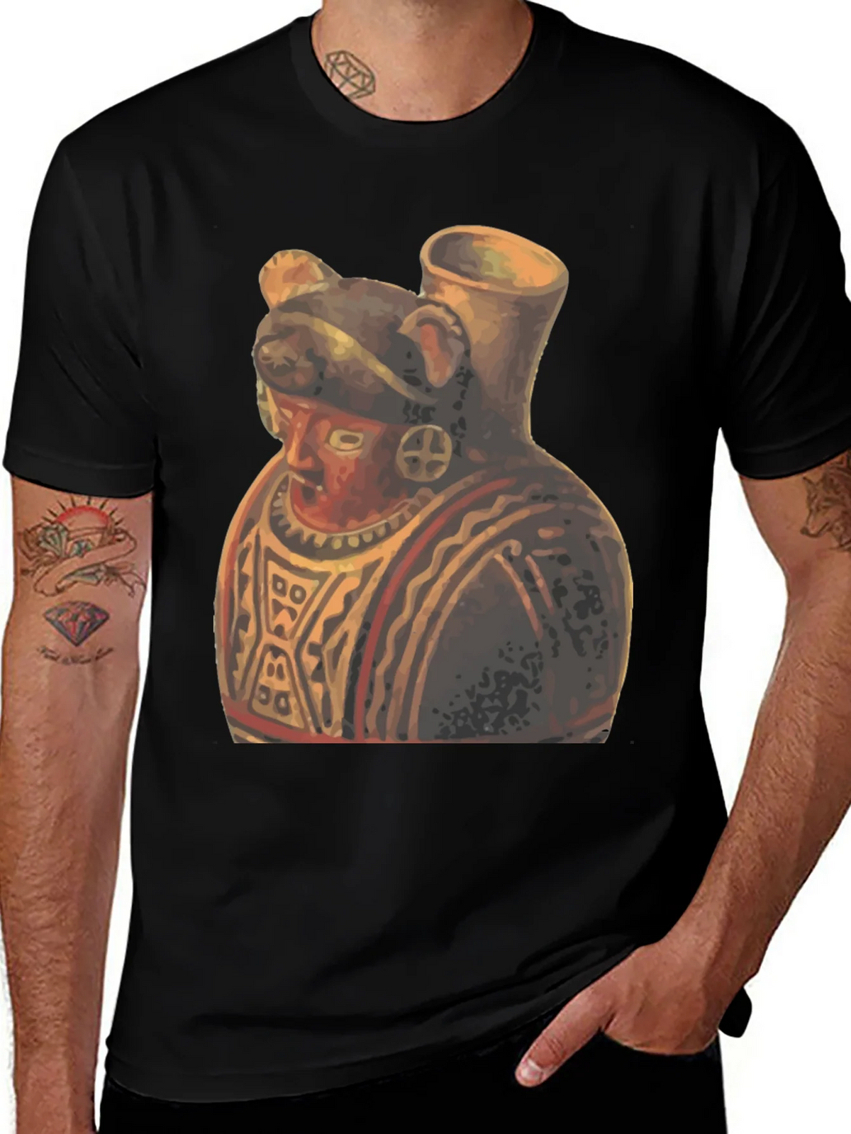 Unique Artistic Graphic Tee - Anthropomorphic Pottery product image 1