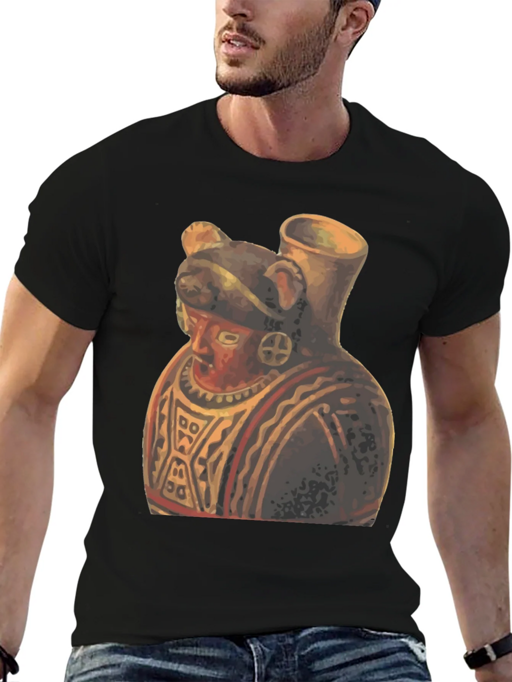 Unique Artistic Graphic Tee - Anthropomorphic Pottery product image 6