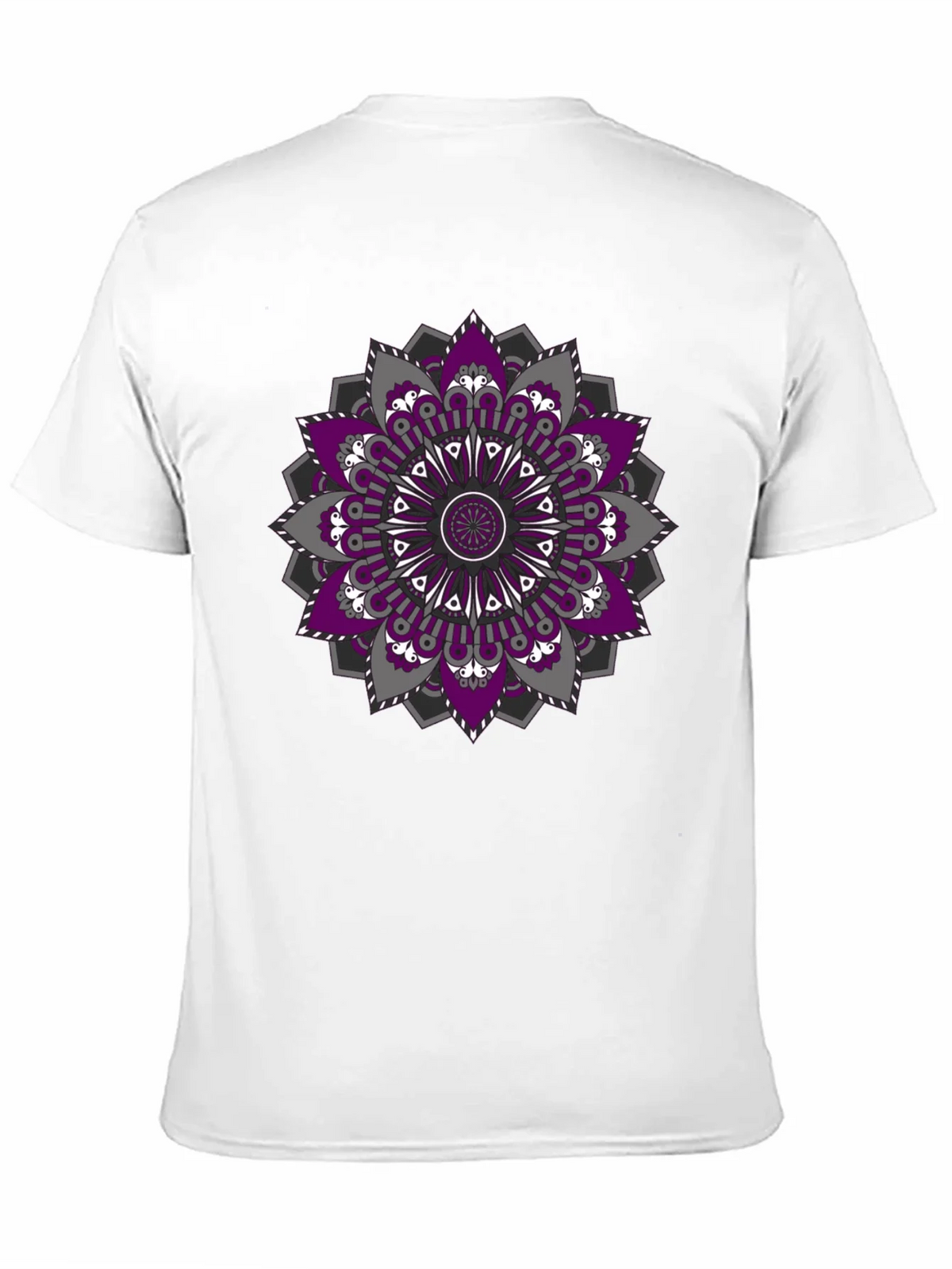 Mandala Print Black T-Shirt product image 10