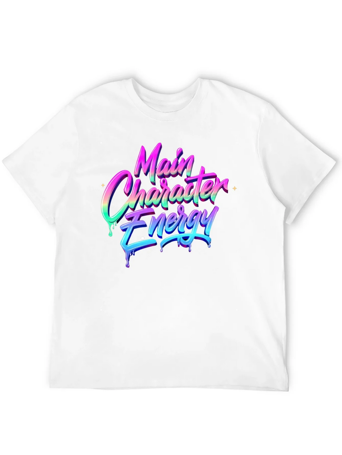 Main Character Energy Black T-Shirt product image 11
