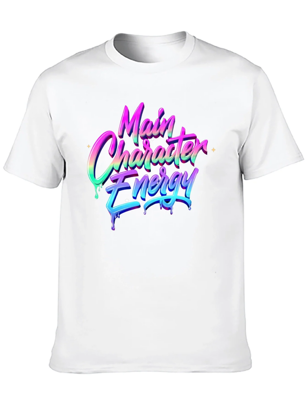 Main Character Energy Black T-Shirt product image 9