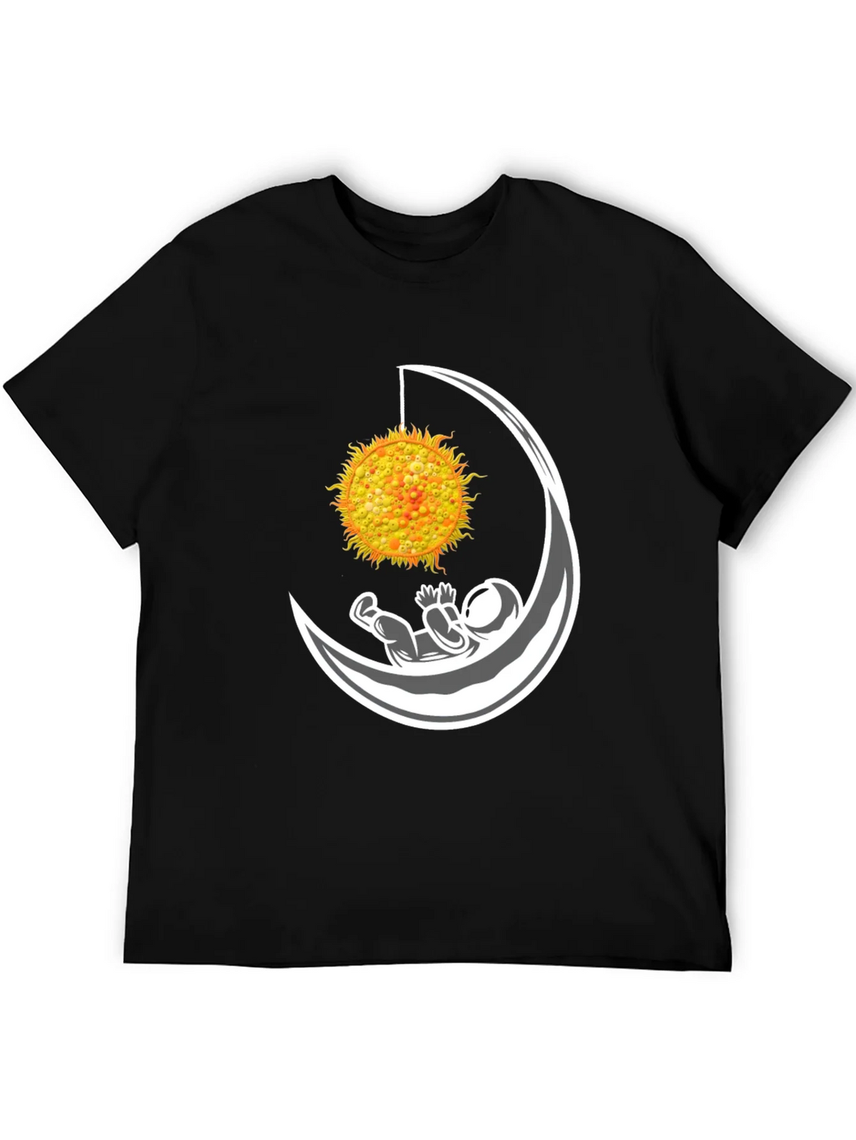Astronaut in Moon with Sun T-Shirt product image 5