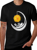 Astronaut in Moon with Sun T-Shirt product image 1