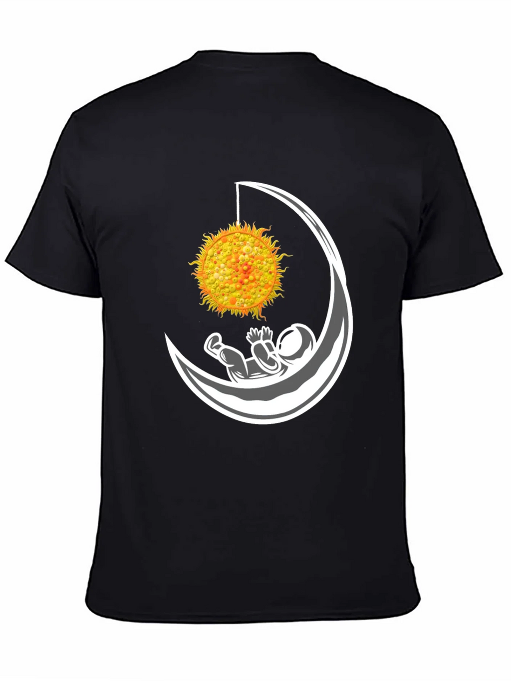 Astronaut in Moon with Sun T-Shirt product image 4