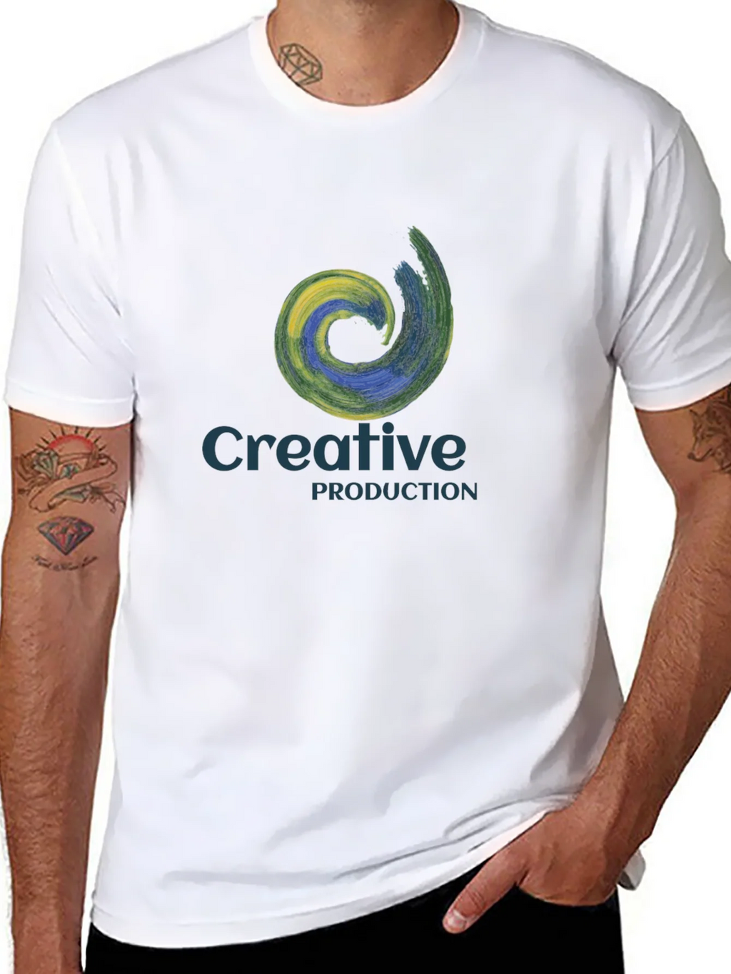 Creative Production Black Graphic Tee product image 7