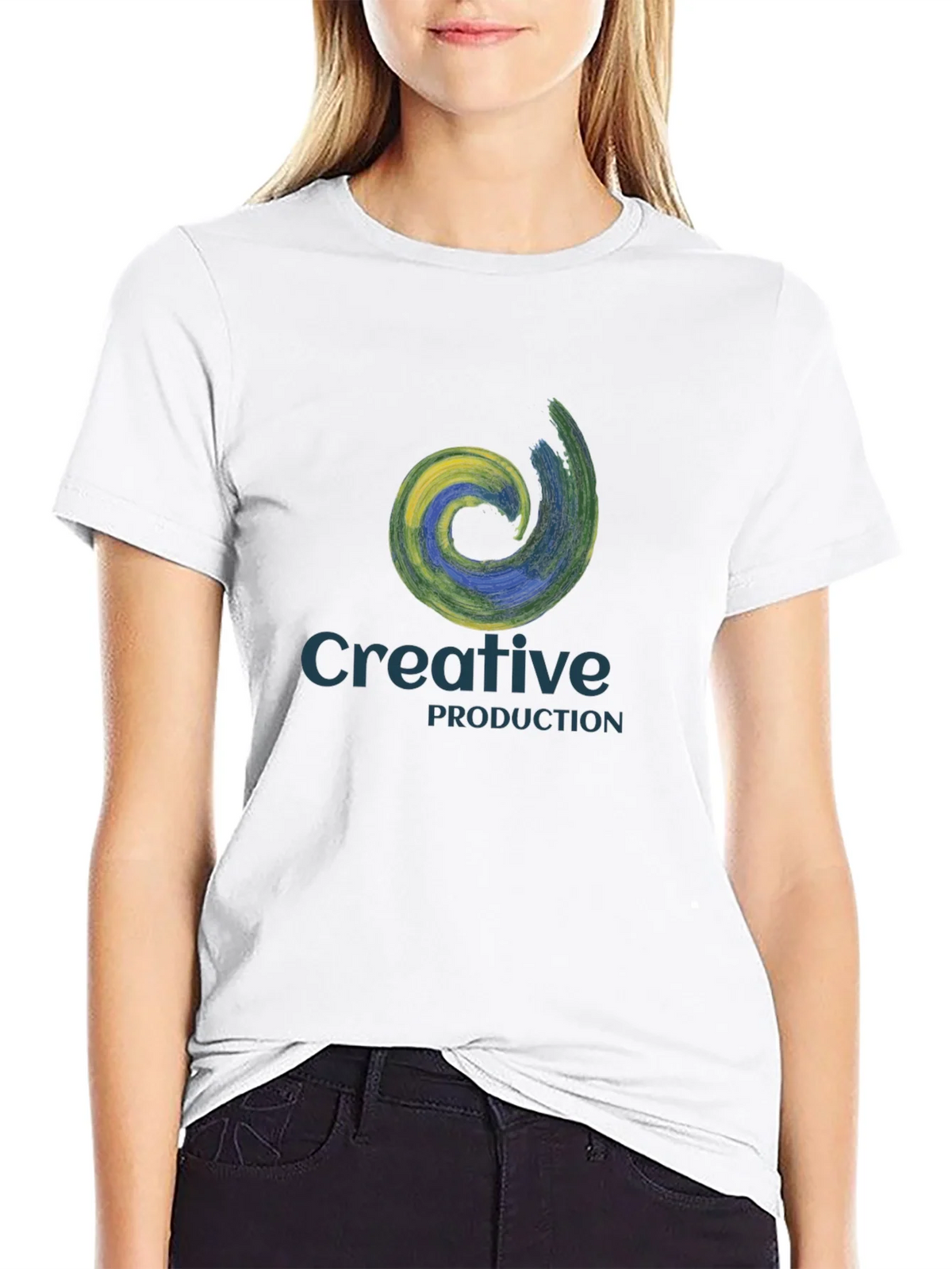 Creative Production Black Graphic Tee product image 8